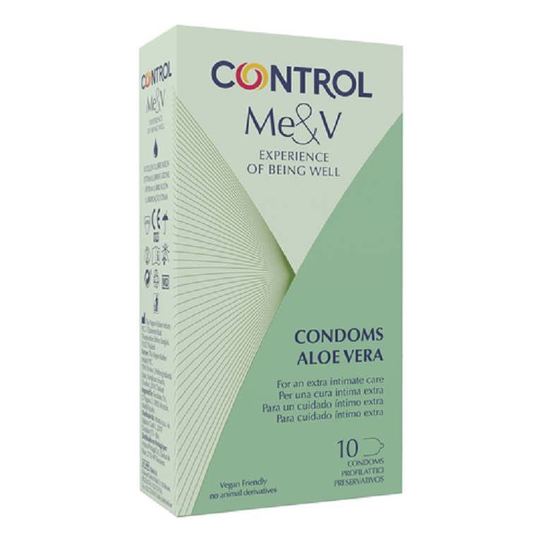 CONTROL ME&V CONDOMS ALOE 10PZ