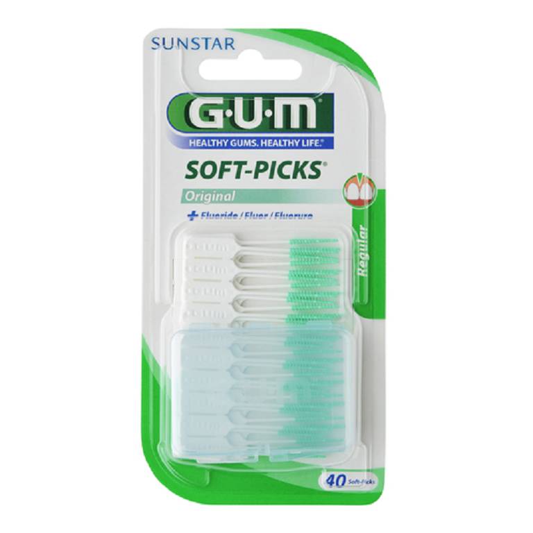 GUM SOFTPICKS SCOV GOM REG40PZ