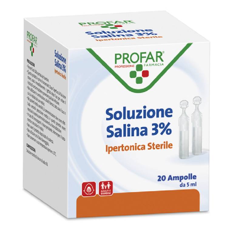 PROFAR SOLUZ IPERT 3% 5ML 20PZ